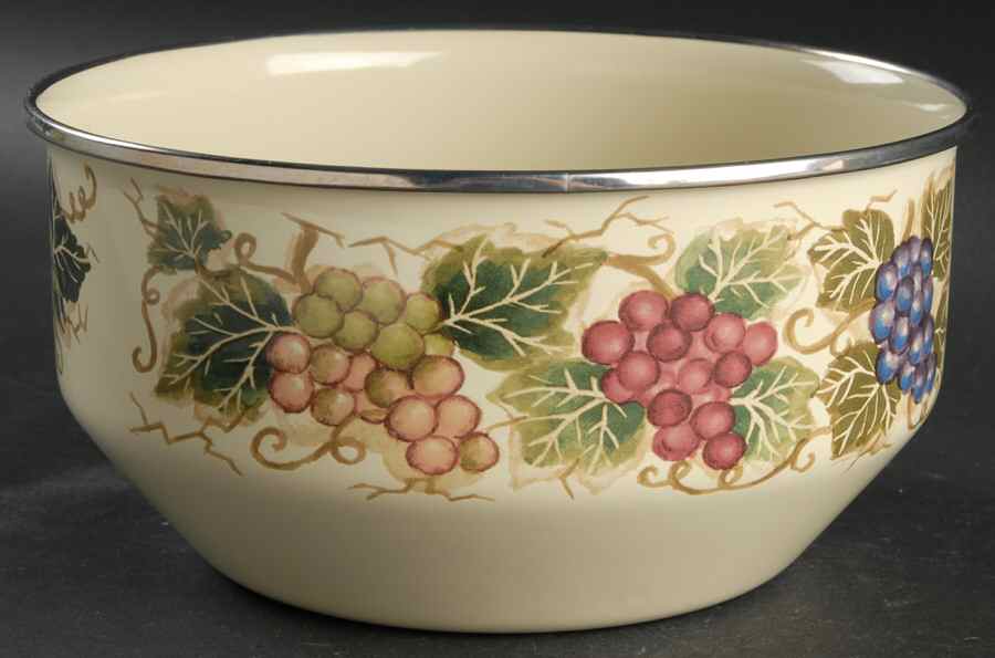 Cabernet (Semi Scallop, Rippled) 7" Metal Mixing Bowl by Tabletops Unlimited-1