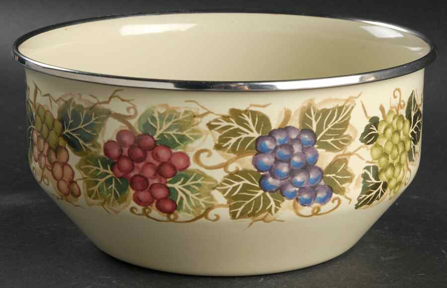 Cabernet (Semi Scallop, Rippled) 6" Metal Mixing Bowl by Tabletops Unlimited-1