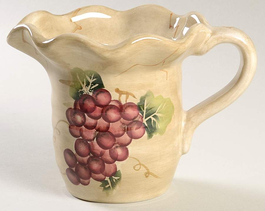 Cabernet (Semi Scallop, Rippled) Creamer by Tabletops Unlimited-1