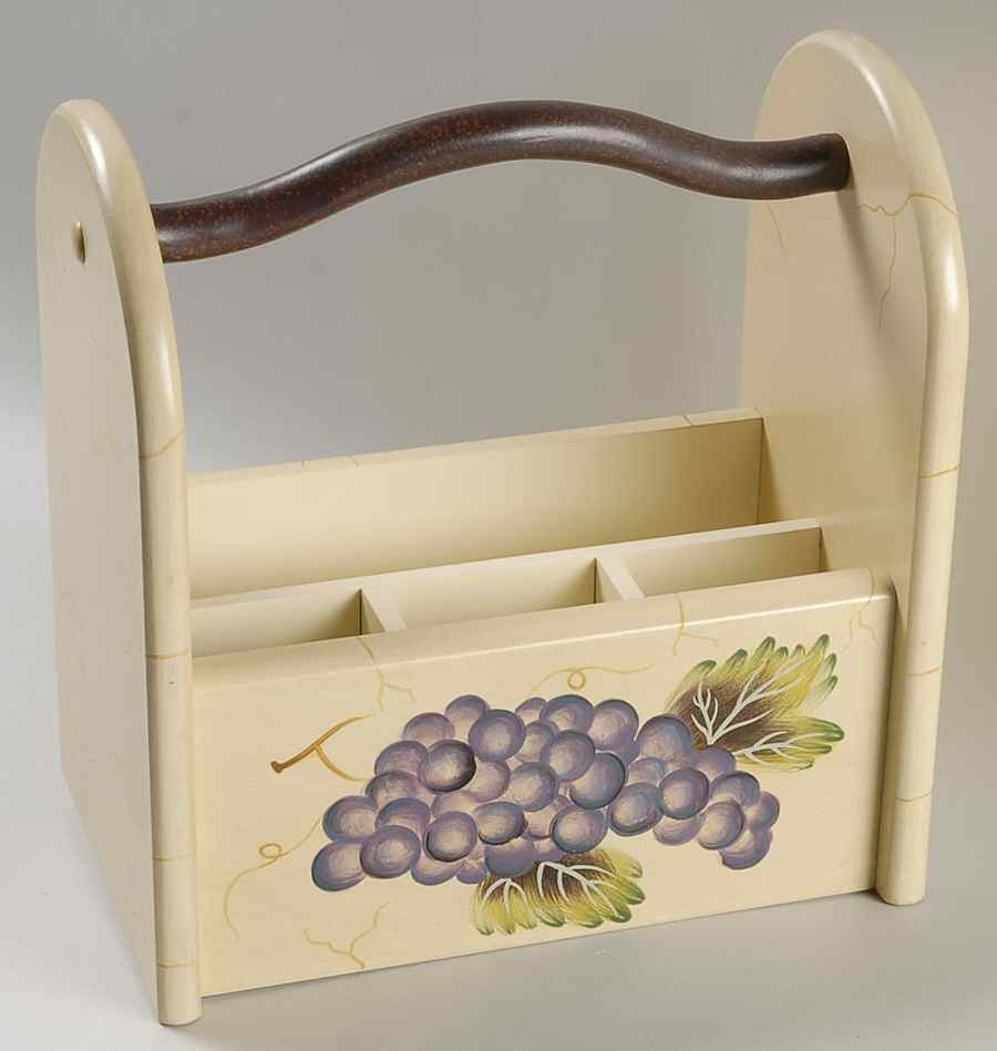 Cabernet (Semi Scallop, Rippled) Flatware Caddy by Tabletops Unlimited-1