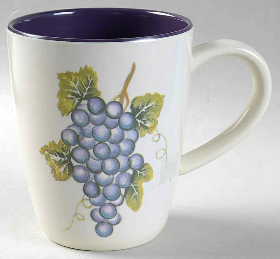 Cabernet (Semi Scallop, Rippled) Melamine Mug by Tabletops Unlimited-1