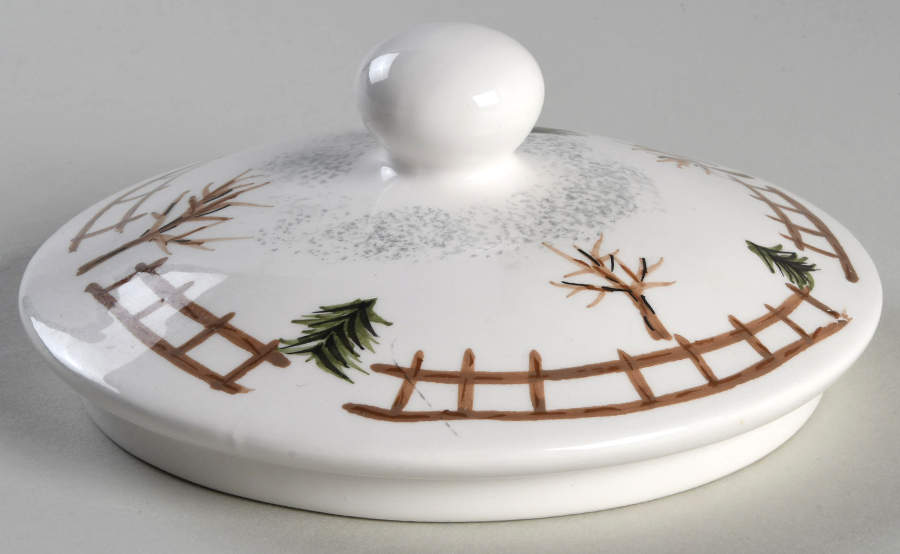 Winterside Lid for Cookie Jar by Tienshan-1