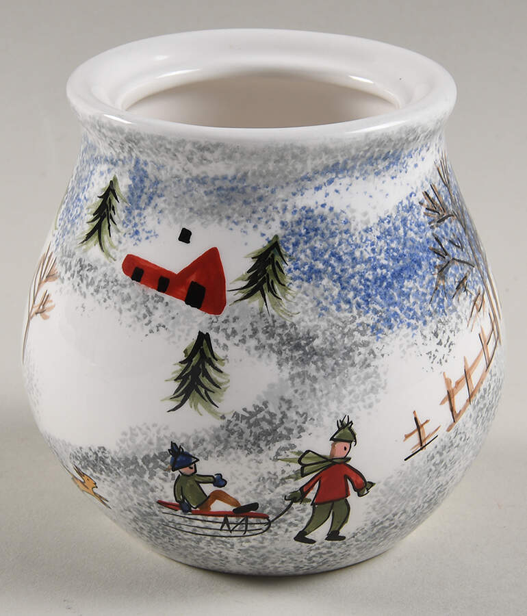 Winterside Sugar Bowl No Lid by Tienshan-1
