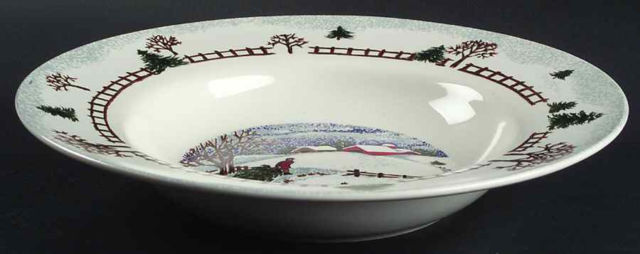 Winterside Large Rim Soup Bowl by Tienshan-1