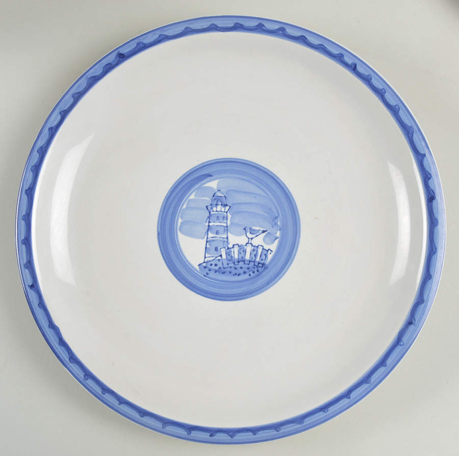 Sail Away Dinner Plate by Tienshan-1