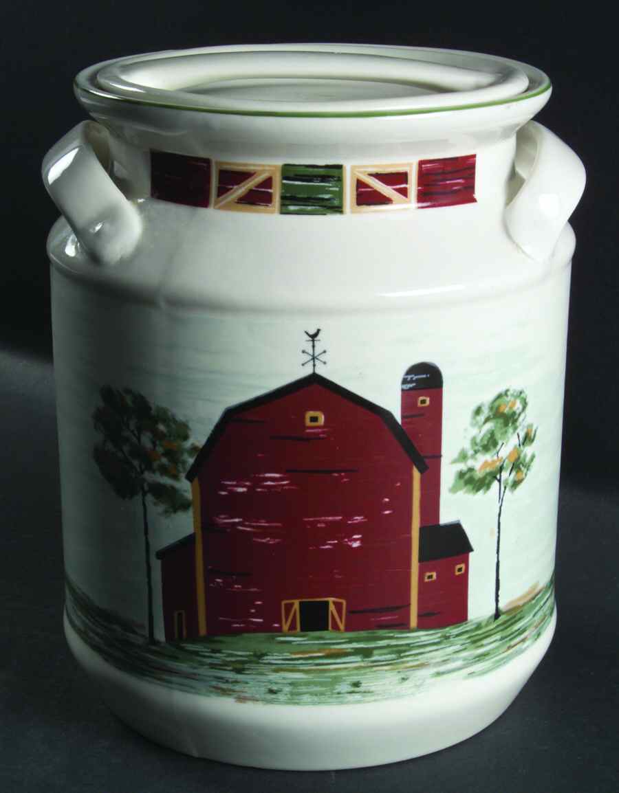 Prairie Large Canister & Lid by Tienshan-1