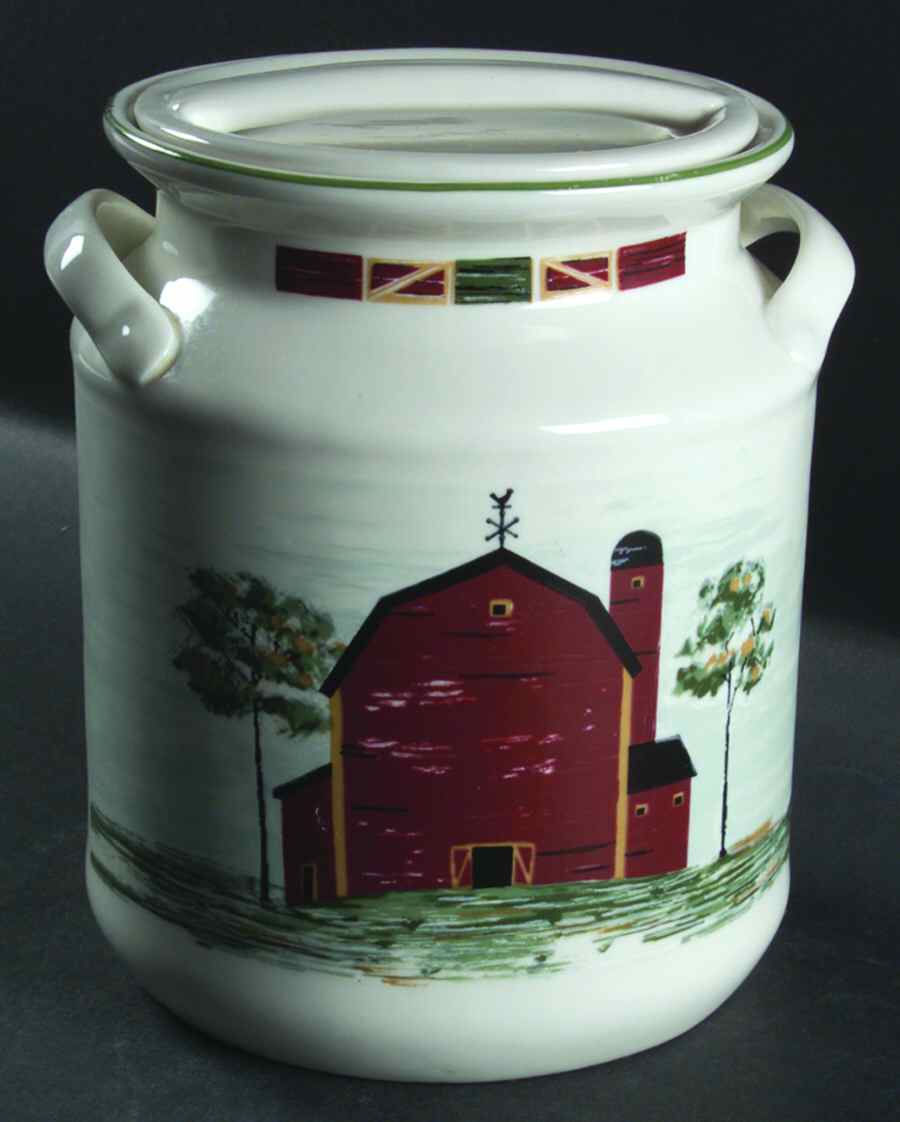 Prairie Medium Canister & Lid by Tienshan-1