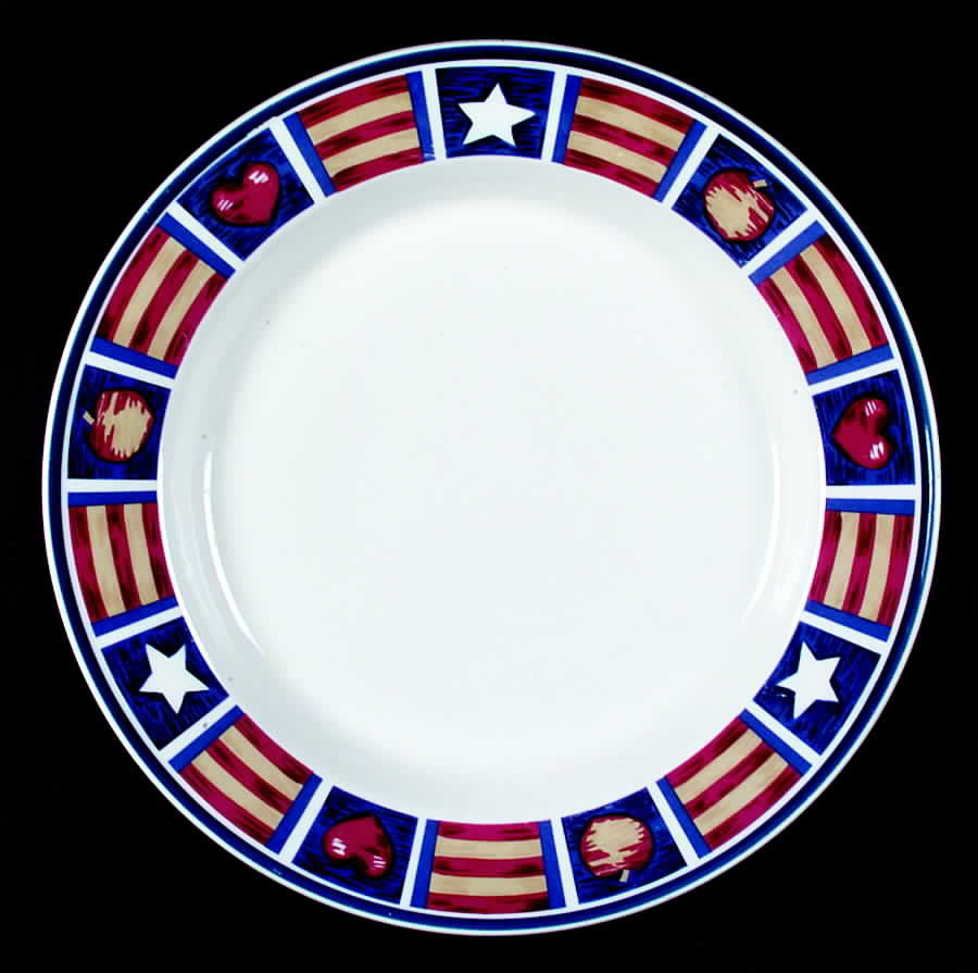 Americana Dinner Plate by Tienshan-1