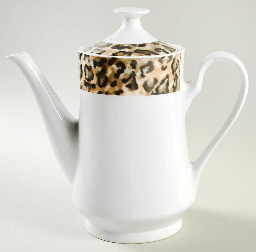 Leopard Coffee Pot & Lid by Tienshan-1