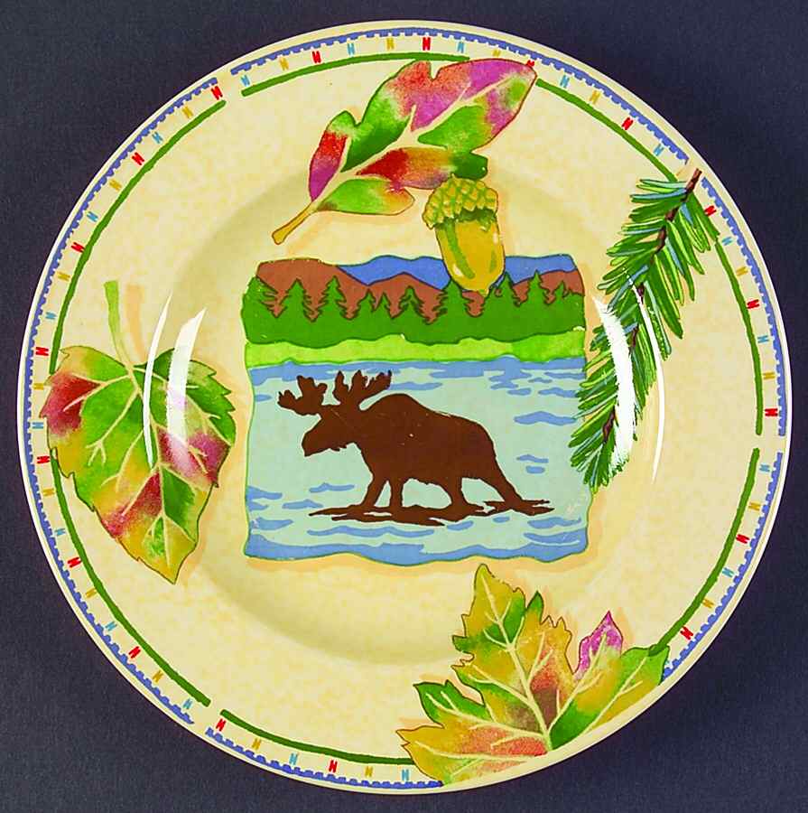 Harvest Lodge Salad Plate by Tienshan-1