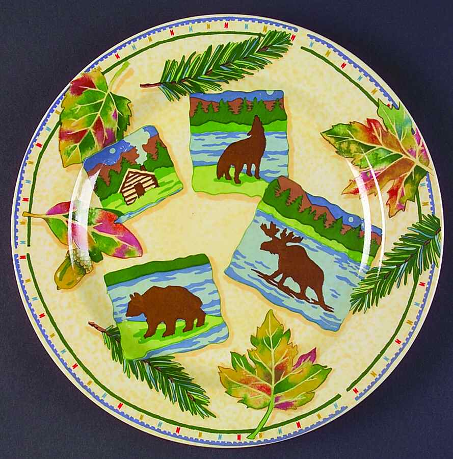 Harvest Lodge Dinner Plate by Tienshan-1