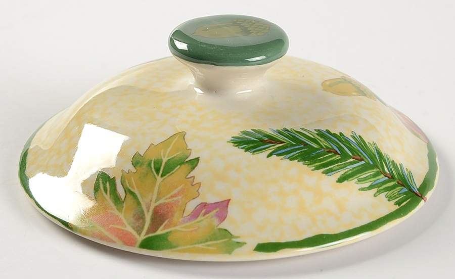 Harvest Lodge Lid for Large Canister by Tienshan-1