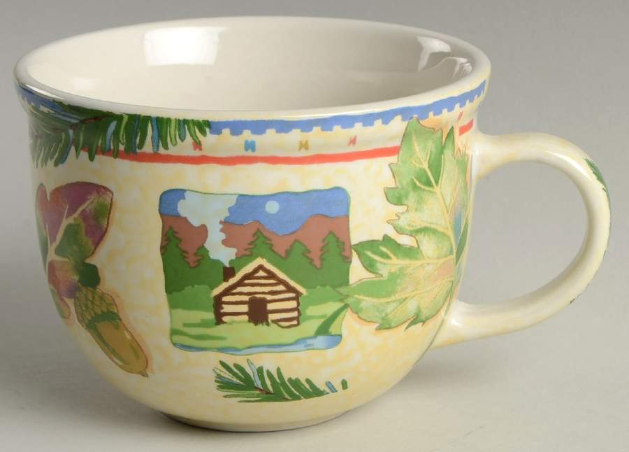 Harvest Lodge Jumbo Cup (Does Not Have Saucer) by Tienshan-1