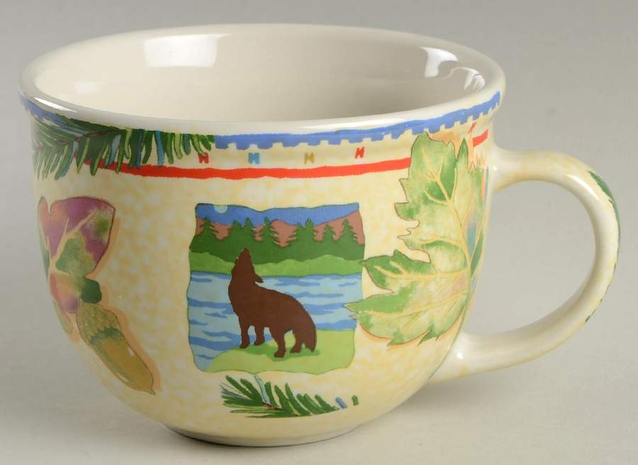 Harvest Lodge Jumbo Cup (Does Not Have Saucer) by Tienshan-1