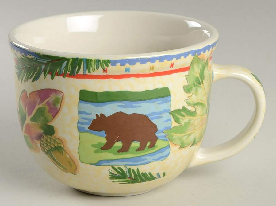 Harvest Lodge Jumbo Cup (Does Not Have Saucer) by Tienshan-1