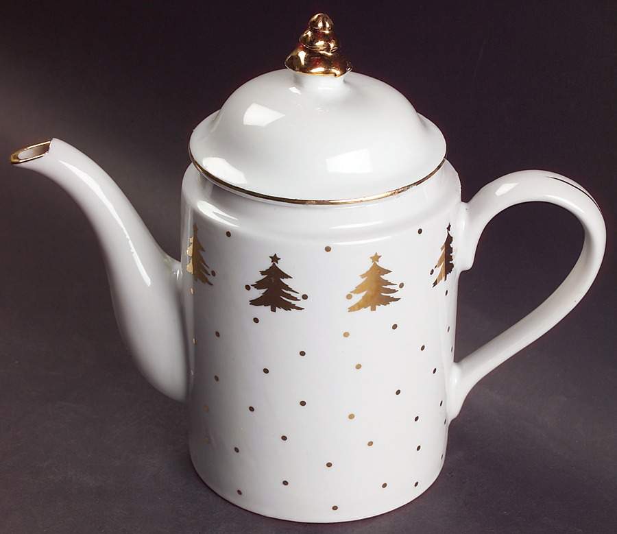 Golden Pines Teapot & Lid by Tienshan-1