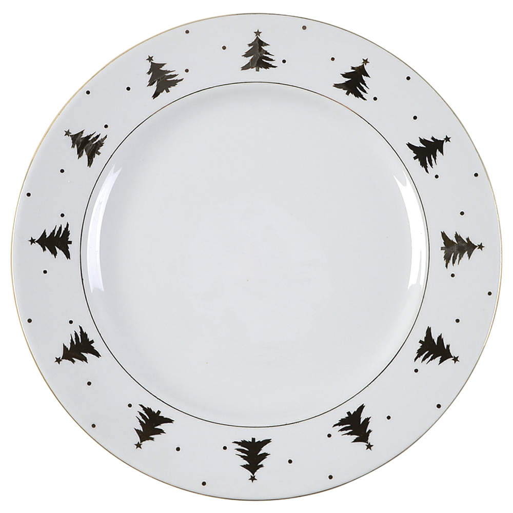 Golden Pines Dinner Plate by Tienshan-1