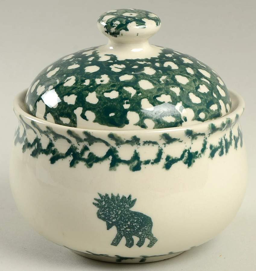 Moose Country Sugar Bowl & Lid by Tienshan-1