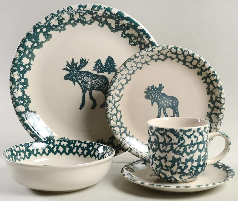Moose Country 5 Piece Place Setting by Tienshan-1