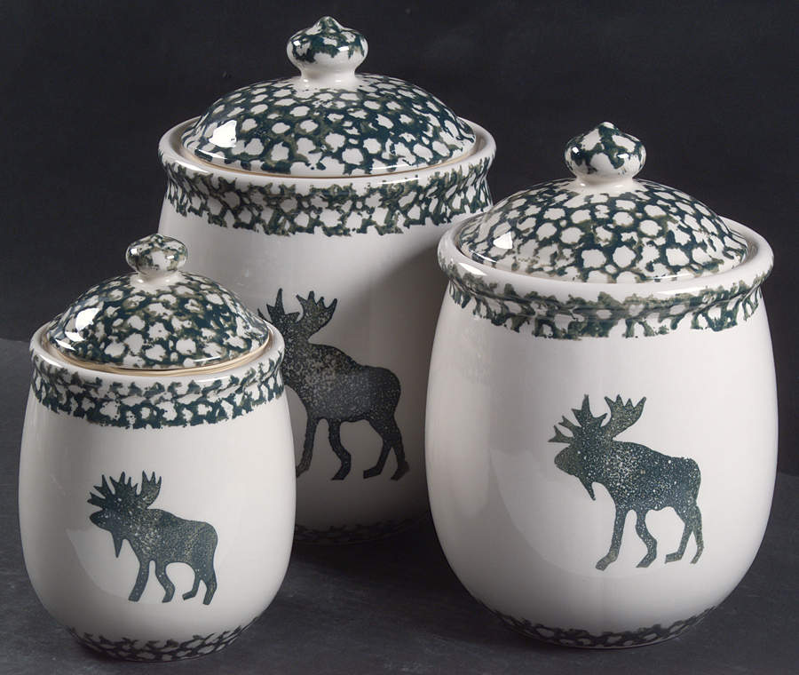 Moose Country (3 Piece) Canister Set (Box Set) by Tienshan-1