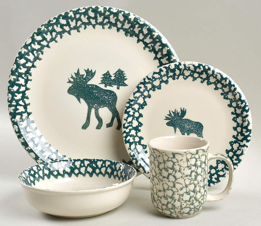 Moose Country 4 Piece Place Setting by Tienshan-1