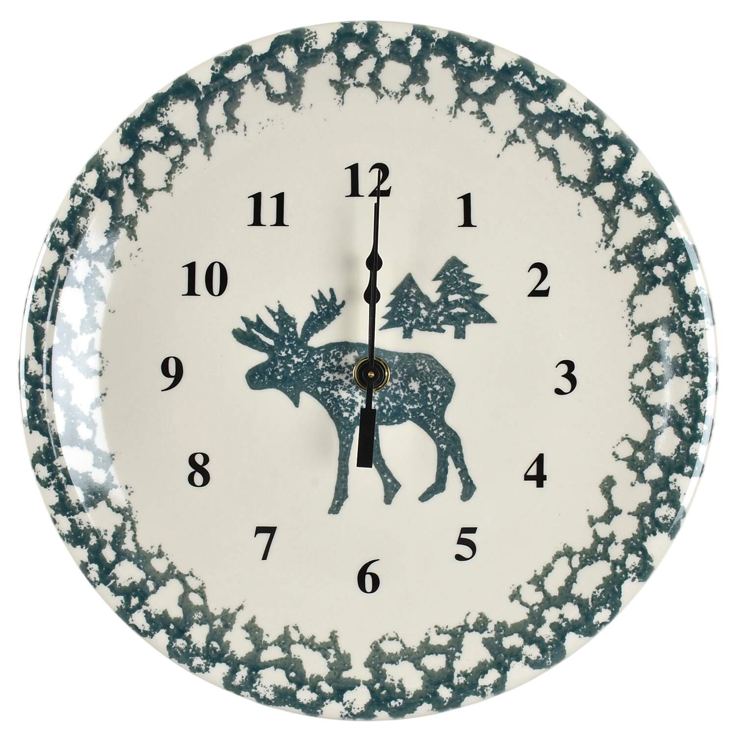 Moose Country 1-2" depth  Clock Plate HC by Tienshan-1