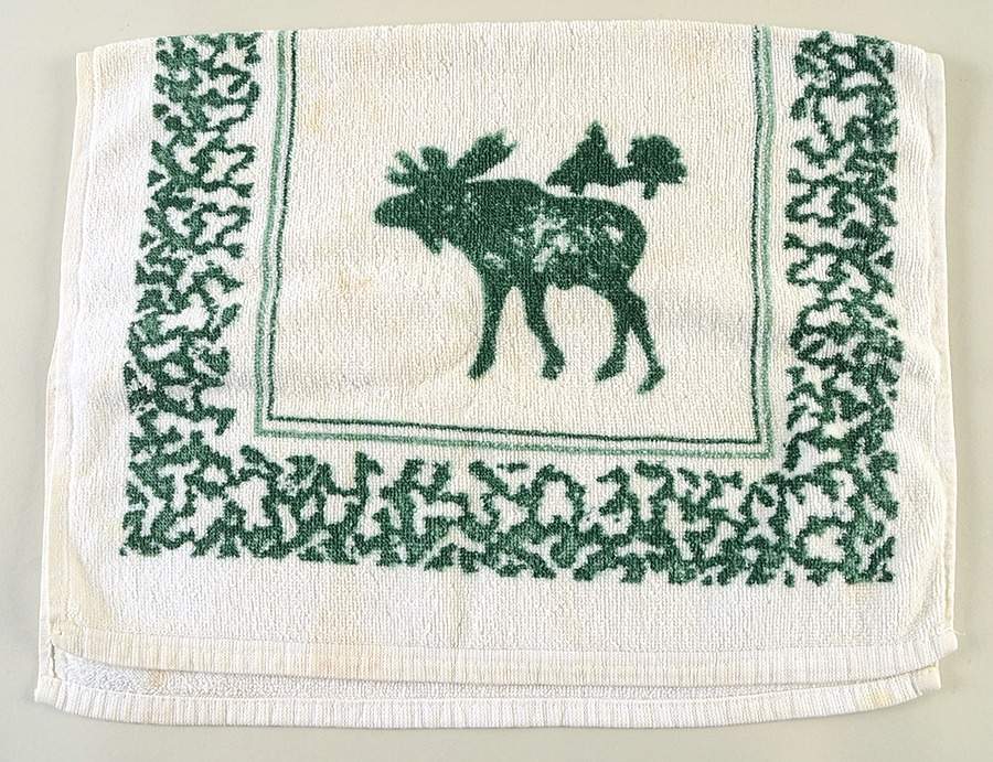 Moose Country Cloth Tie Towel by Tienshan-1