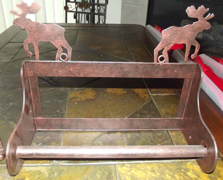 Moose Country Metal Paper Towel Holder by Tienshan-1