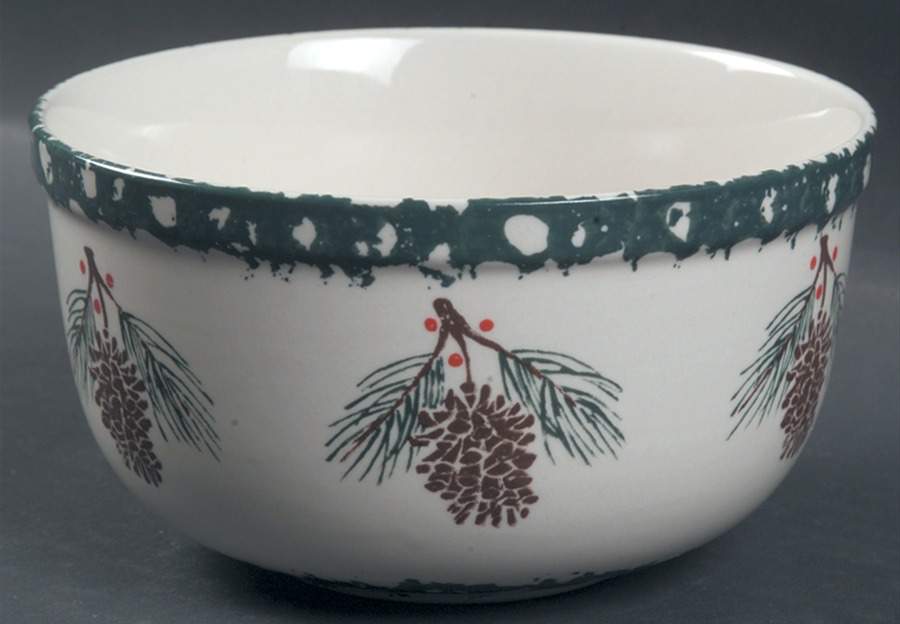 Holiday Pines Coupe Soup Bowl by Tienshan-1