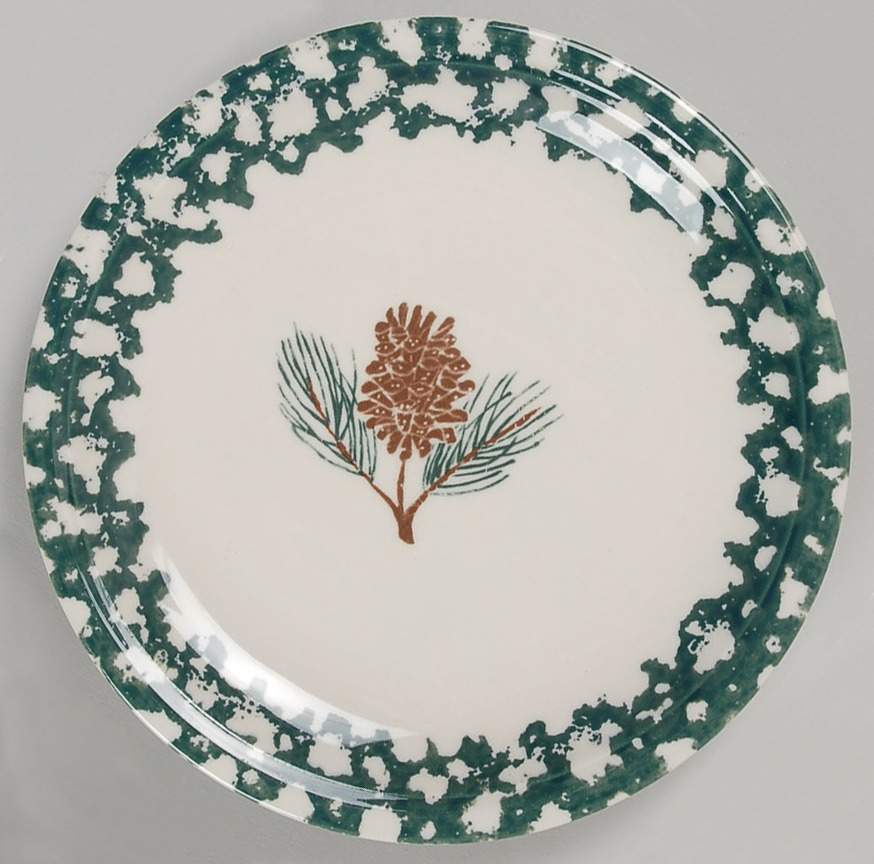 Holiday Pines Dessert/Pie Plate by Tienshan-1