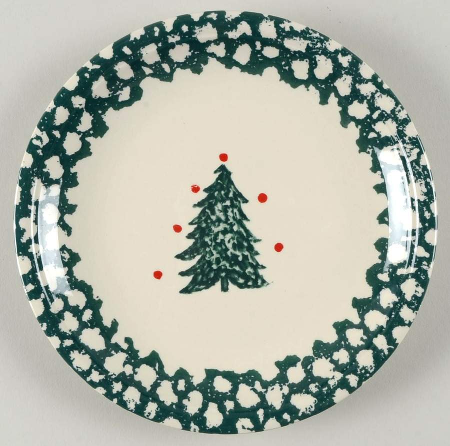 Holiday Pines Dessert/Pie Plate by Tienshan-1