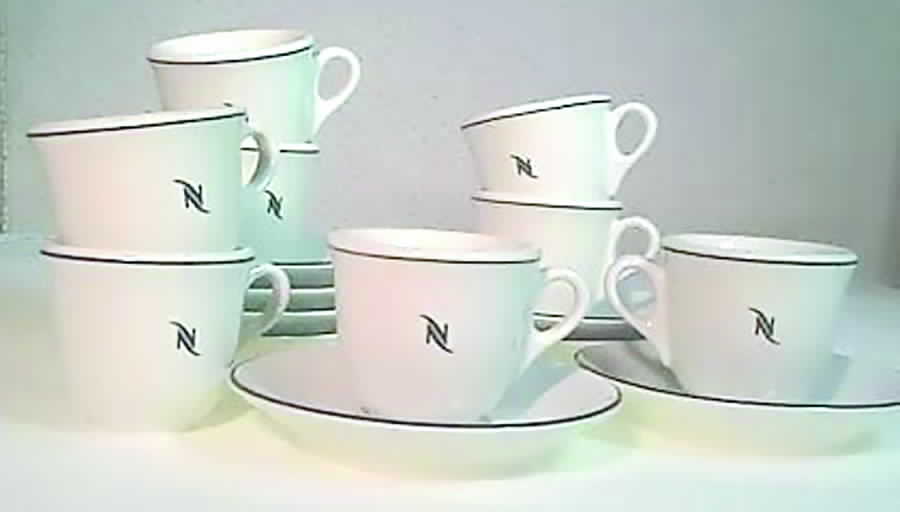 TOG29 Flat Demitasse Cup & Saucer Set by Tognana-1