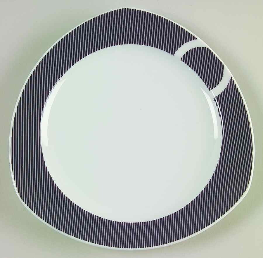 Vario Black (Circles) Bread & Butter Plate by Thomas-1