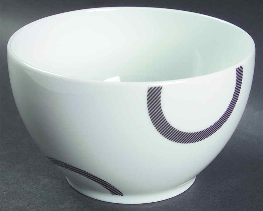 Vario Black (Circles) Coupe Cereal Bowl by Thomas-1