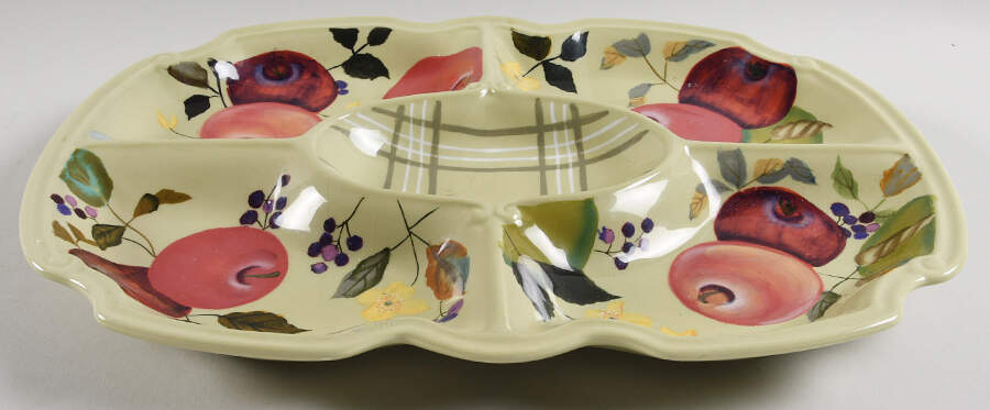 Fruitful Tapestry 1 Piece Chip & Dip by Tracy Porter-1