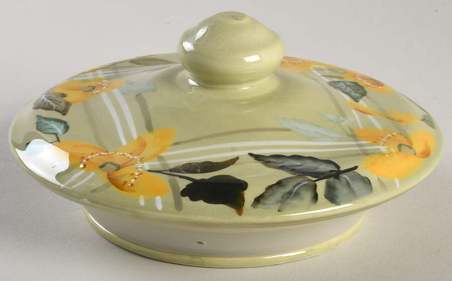 Fruitful Tapestry Lid for Medium Canister by Tracy Porter-1