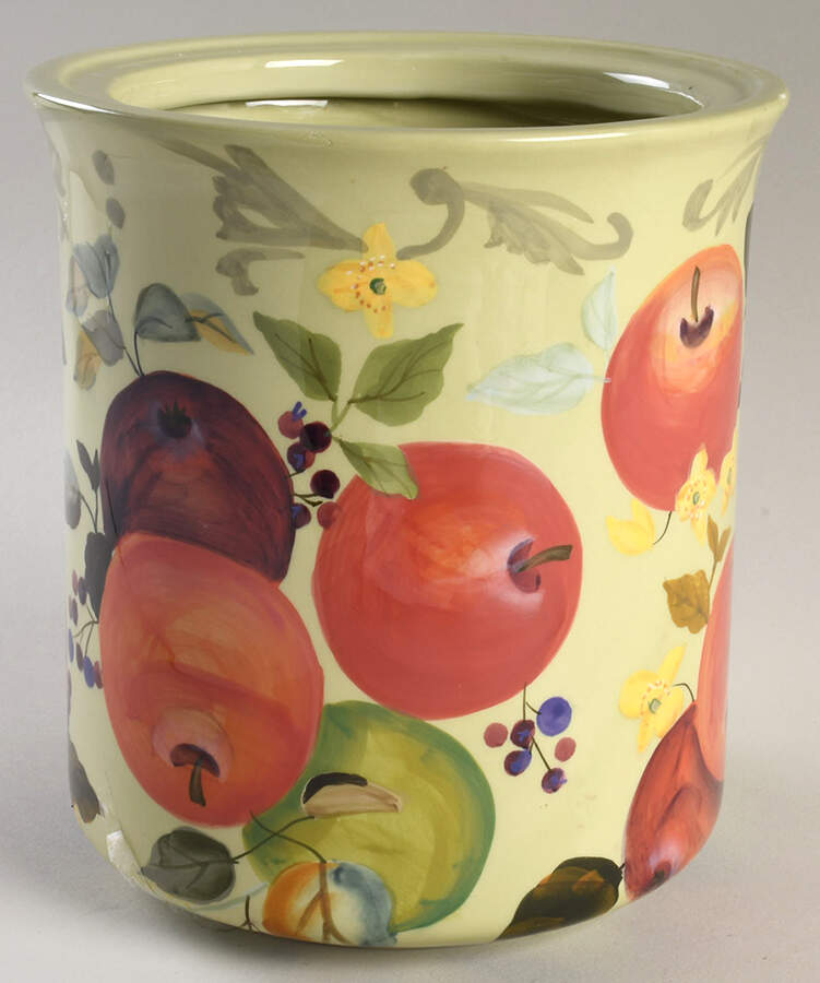 Fruitful Tapestry Large Canister No Lid by Tracy Porter-1