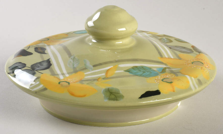 Fruitful Tapestry Lid for Large Canister by Tracy Porter-1