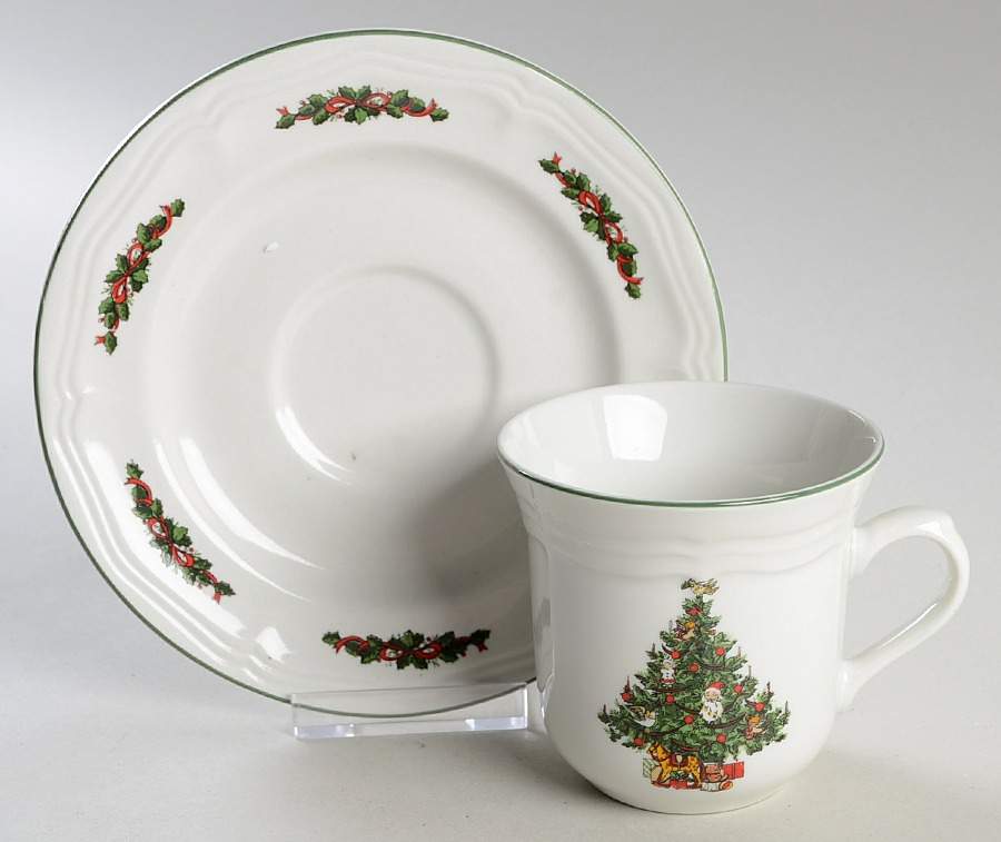 TAU17 Flat Cup & Saucer Set by Tabletops Unlimited-1