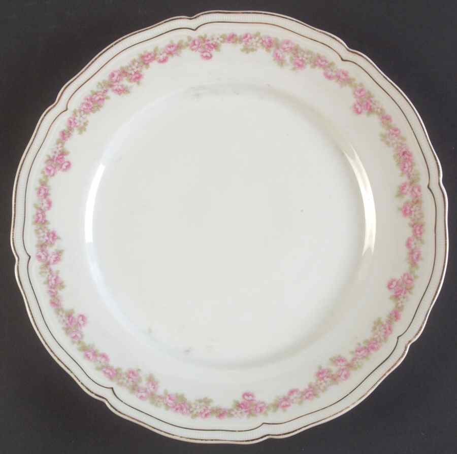 Victorian Rose Dinner Plate by Thun-1