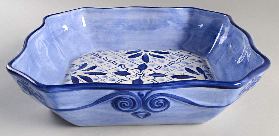 Lisbon (Square) 13" Square Bowl by Tabletops Unlimited-1