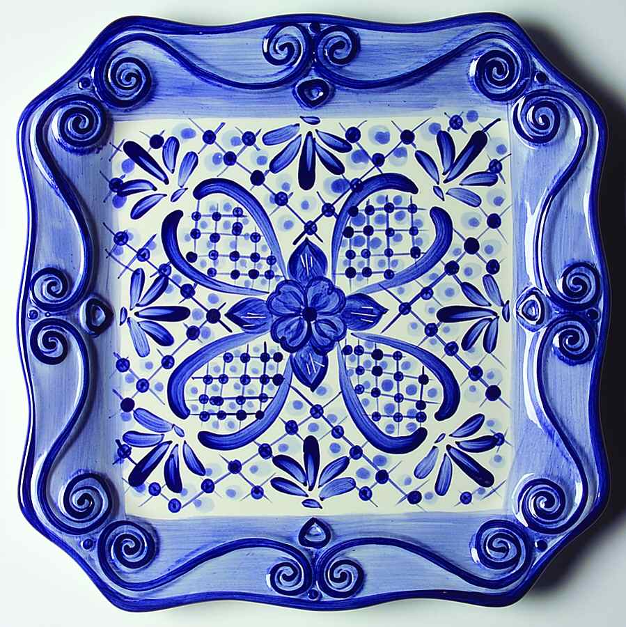 Lisbon (Square) Dinner Plate by Tabletops Unlimited-1