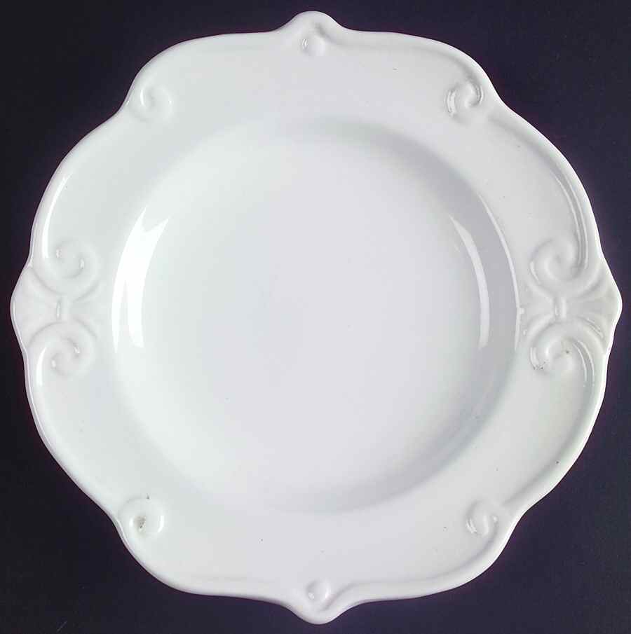 Blanc De Blanc Salad Plate by Tienshan-1