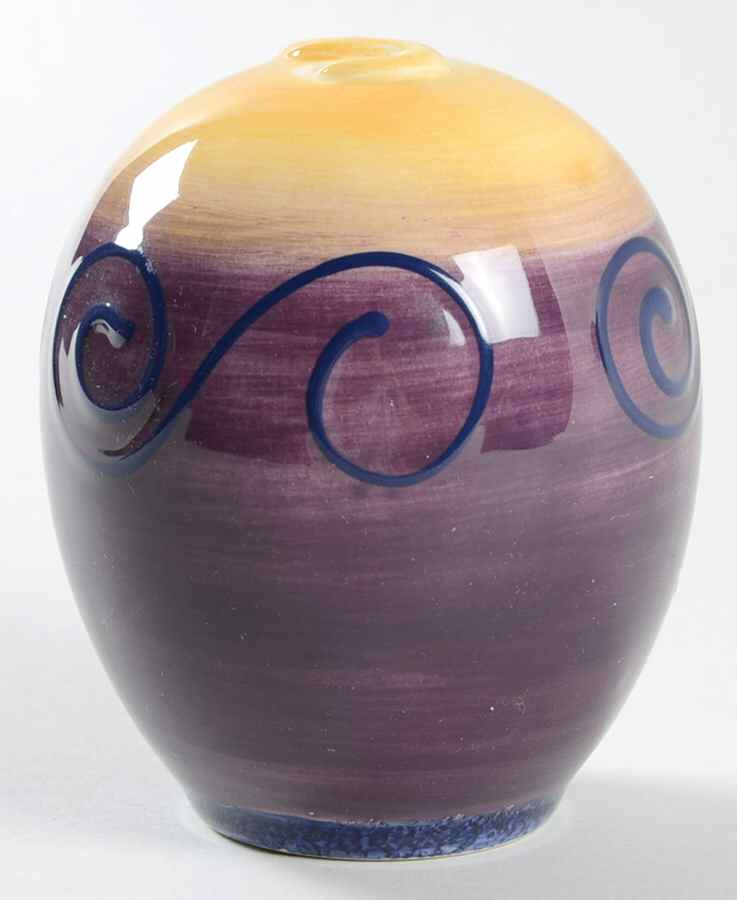 Ambrosia (Raised Scrolls) Salt Shaker by Tabletops Unlimited-1