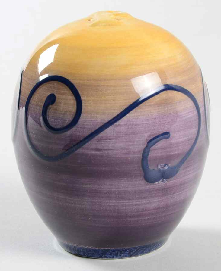 Ambrosia (Raised Scrolls) Pepper Shaker by Tabletops Unlimited-1