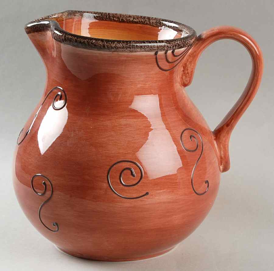Ambrosia (Raised Scrolls) 80 Oz Pitcher by Tabletops Unlimited-1