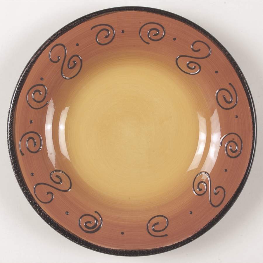 Ambrosia (Raised Scrolls) Dinner Plate by Tabletops Unlimited-1