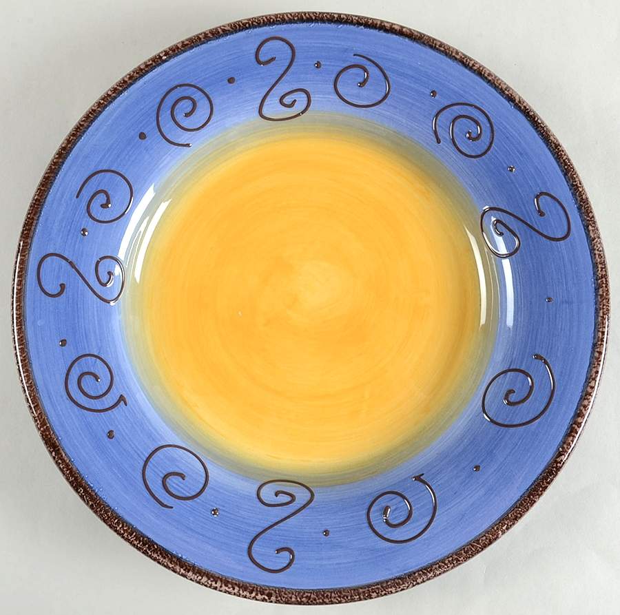 Ambrosia (Raised Scrolls) Large Dinner Plate by Tabletops Unlimited-1