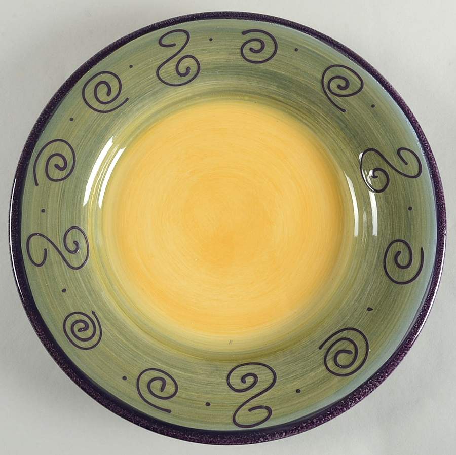 Ambrosia (Raised Scrolls) Large Dinner Plate by Tabletops Unlimited-1