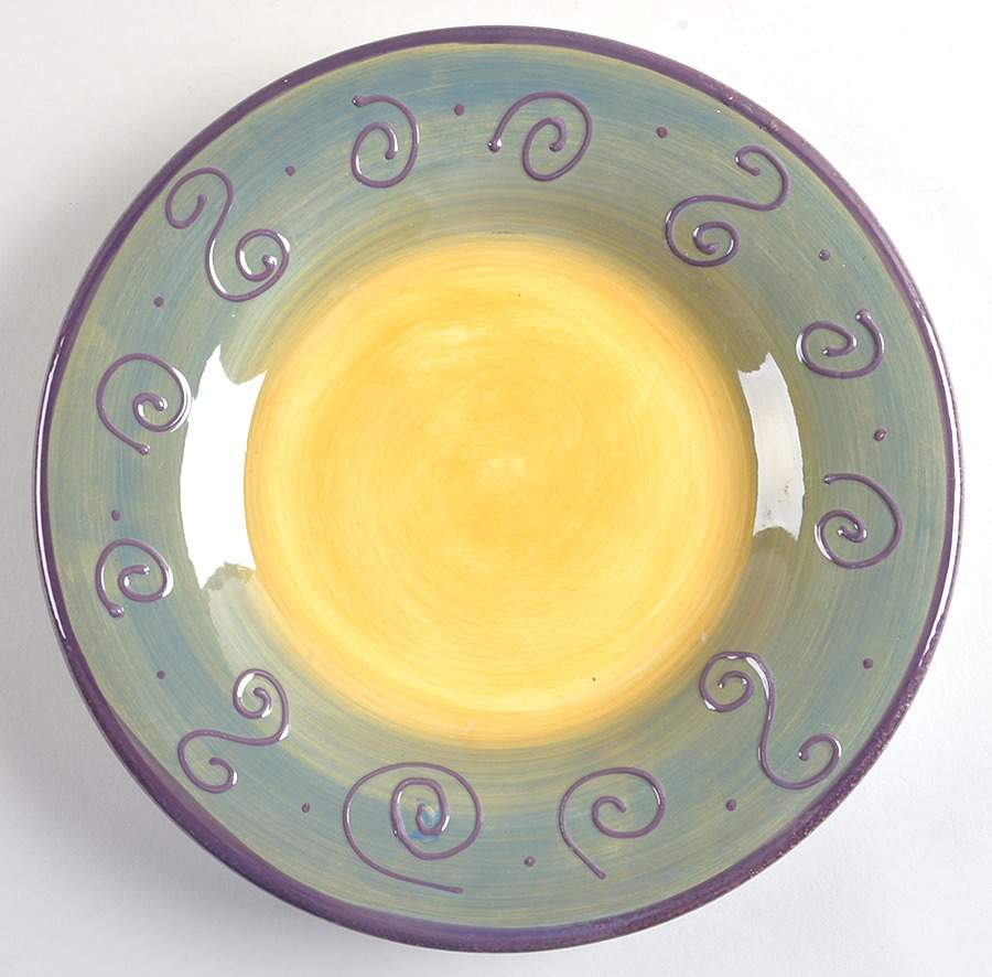 Ambrosia (Raised Scrolls) Dinner Plate by Tabletops Unlimited-1